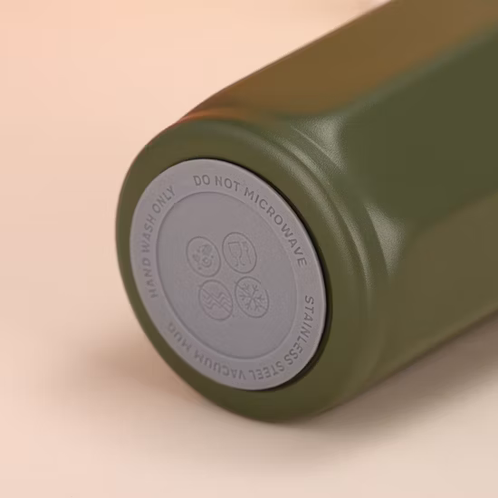 Regalo de Navidad Frasco de vacío de acero inoxidable Taza termo de dibujos animados Botella de agua Taza de café