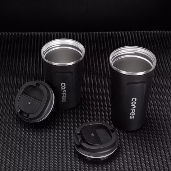 380ml 510ml de doble capa ecológica libre de BPA mantener caliente frío termo de acero inoxidable taza de café al vacío taza