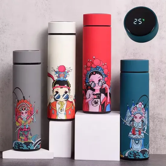 Taza de café termo de acero inoxidable de doble pared de 500 ml