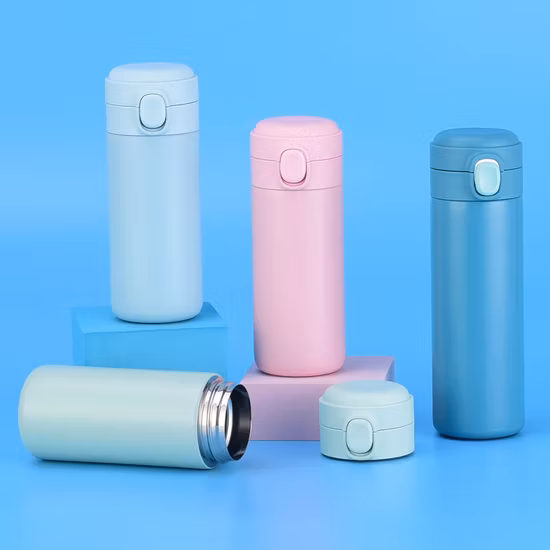 Botella de agua al vacío Botella termo de guisante de doble pared