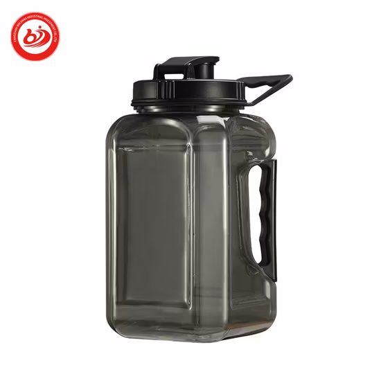 Botella de agua deportiva de plástico de 2,4 l sin BPA para fitness, gimnasio y deportes al aire libre