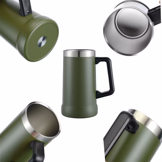 Classic Stay Chill Beer Pint Popular 17oz 20oz Tumblers Taza de cerveza de doble pared con aislamiento al vacío de acero inoxidable con abrebotellas